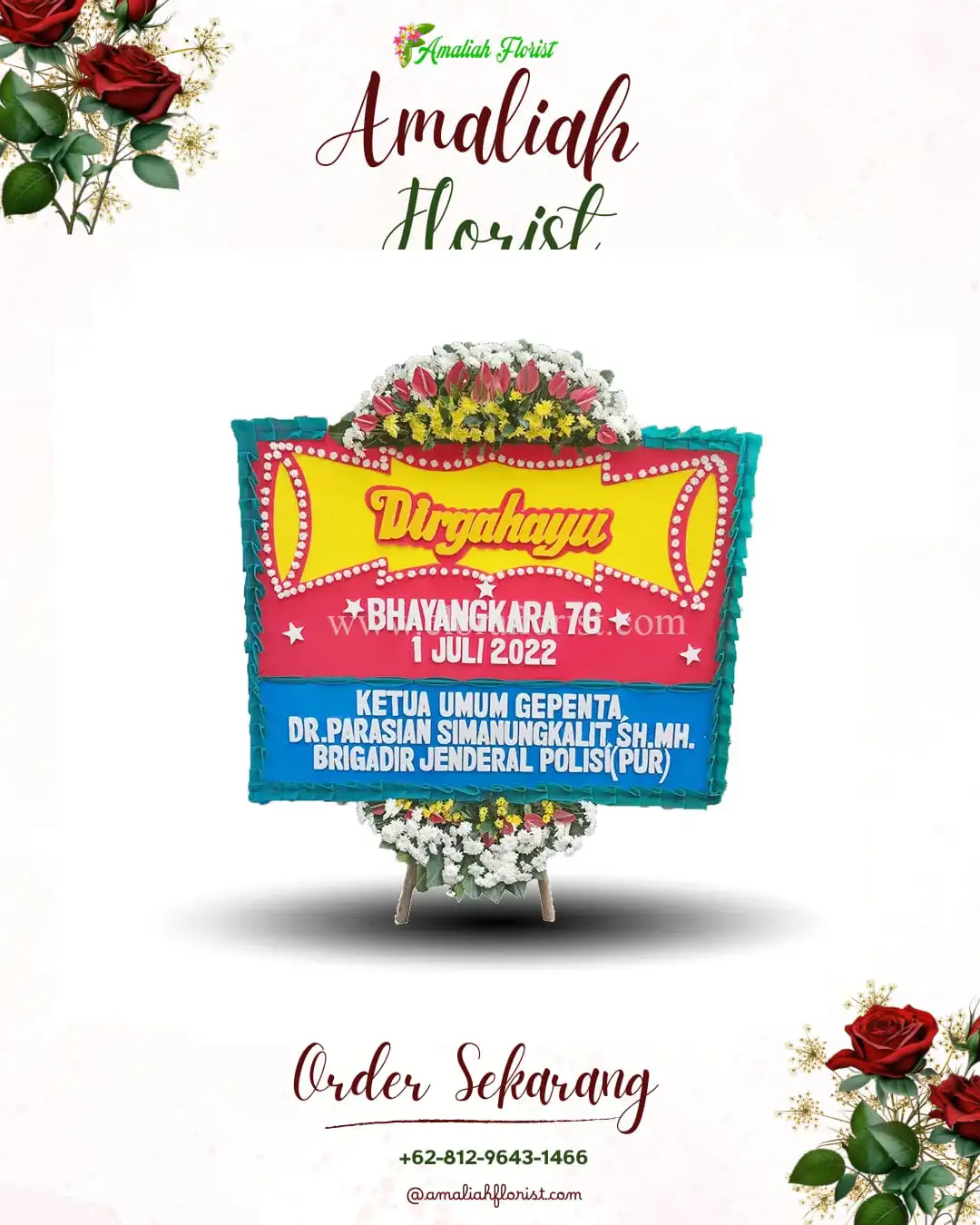 Papan Bunga HUT Ulang Tahun Cikarang